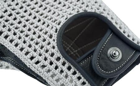 カカザン ニットドライビング グローブ【カラー:グレー×ネイビー/サイズ:M】