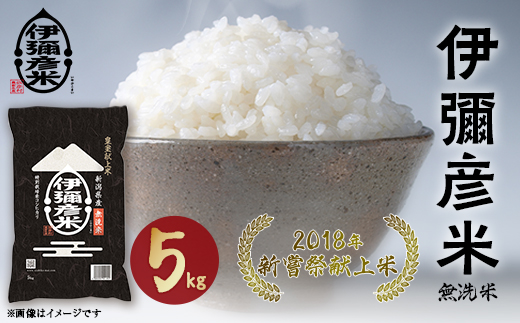 米 5kg 新潟 コシヒカリ 令和7年産 2018年新嘗祭献上米 無洗 米伊彌彦米 (5kg×1) | 新潟産コシヒカリ 新潟県産コシヒカリ 新潟県産こしひかり 特別栽培米 お米 白米 精米 こめ こしひかり 5キロ ギフト 贈答 贈り物 弥彦村 いやひこまい 藤井商店