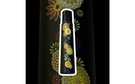 極上　安来青鋼1号　三徳万能包丁　菊の花＜和風レトロモダン＞　木製ハンドル