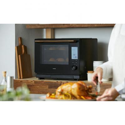 ふるさと納税 大河原町 30LコンベクションスチームオーブンレンジMS-F3002-Bブラック　アイリス[53750884] |  | 03