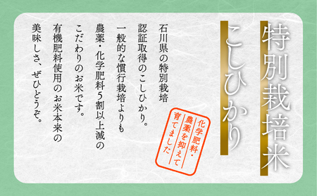 【定期便】農家ふじた 特別栽培米 こしひかり 精米 5kg×6回（毎月） 074006