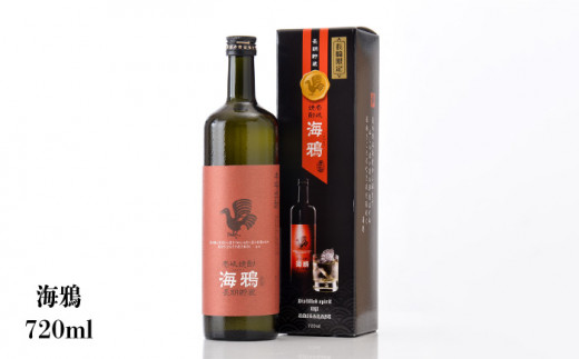 海鴉 720ml（25度）《壱岐市》【壱岐の華】[JAD010] 焼酎 壱岐焼酎 むぎ焼酎 麦焼酎 本格焼酎 熟成 お酒 地酒 ギフト 贈答 プレゼント 7000 7000円 