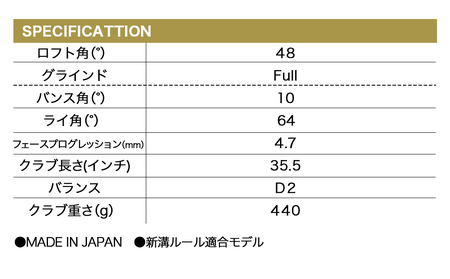 RTX DEEP FORGED 2 ウエッジ 48(Full） （KBS TOUR LITE）≪2023年モデル≫_DI-C707-ktl48F