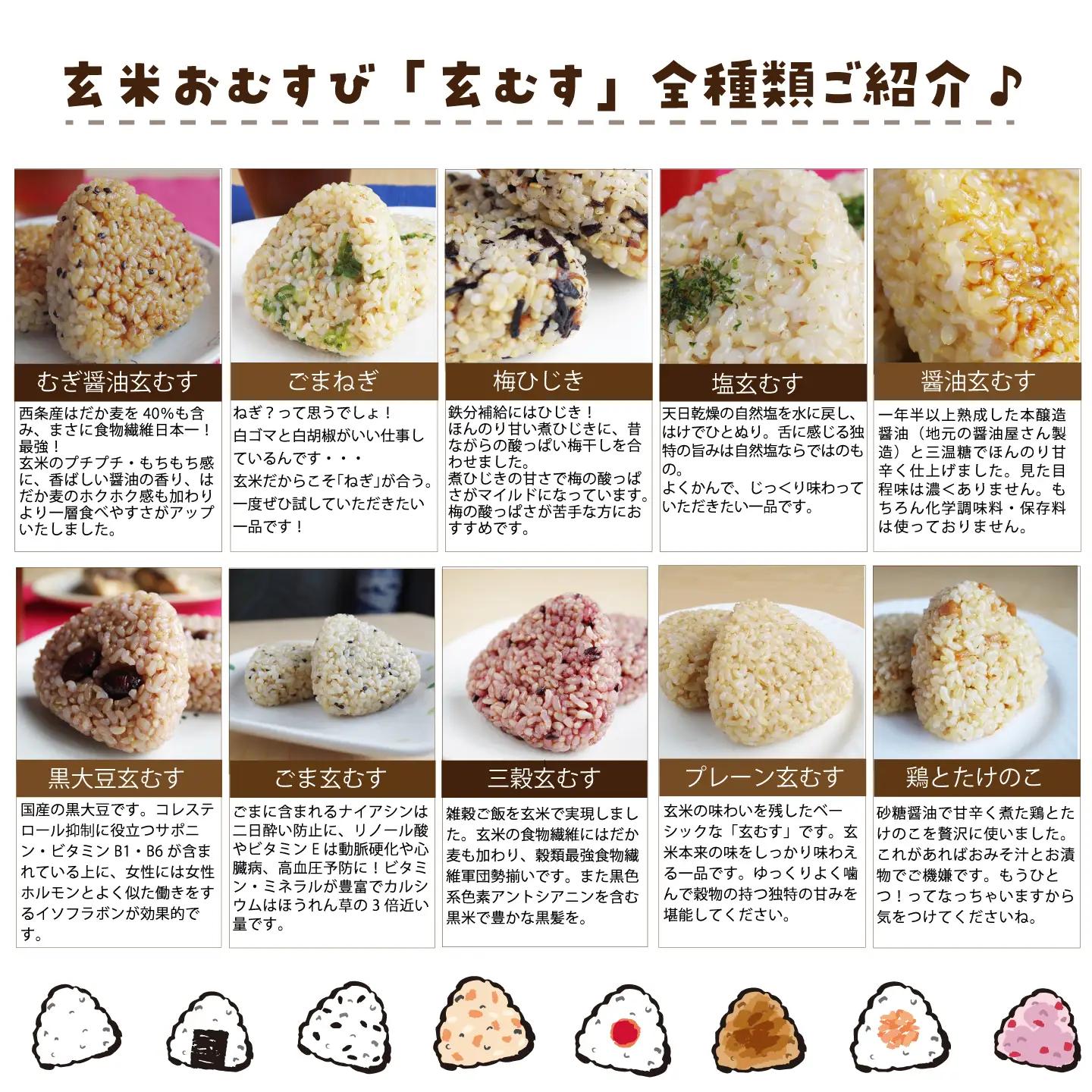 ［2回定期便］かんこめの玄米おむすび20個×2回｜ おにぎり 冷凍 個包装