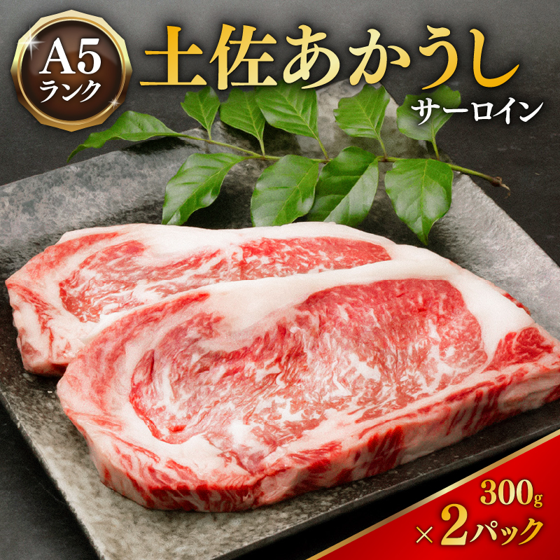 ｢土佐あかうし｣サーロインステーキ300g×2枚 希少 土佐あかうし サーロイン 約300g×2枚 600g  牛肉 冷凍 国産 ローストビーフ すきやき（すき焼き）しゃぶしゃぶ 鍋 国産牛 牛サーロ