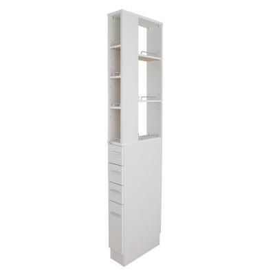 ふるさと納税 磐田市 隙間収納ラック　15cm幅(ホワイト)　SRD-15W