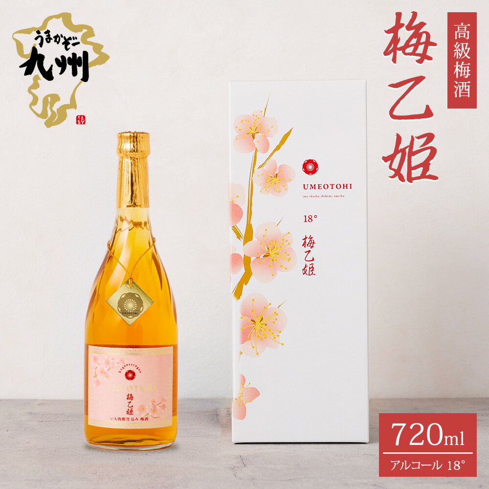 【ふるさと納税】 うまかぞー九州 本格梅酒 梅乙姫 720ml 梅酒 酒 アルコール プレミアム梅酒 南高梅 芋焼酎 焼酎 ストレート ロック 炭酸割り お湯割り 小鹿酒造 welzo ふるさと納税 鹿児島 鹿屋市 おすすめ ランキング プレゼント ギフト