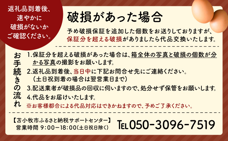 【全3回定期便】平飼いたまご　T074-T01-01