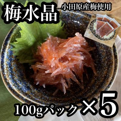 ふるさと納税 小田原市 梅水晶 食べきり小パック 5パックセット【美味しい海鮮おつまみ】【神奈川県小田原市早川】