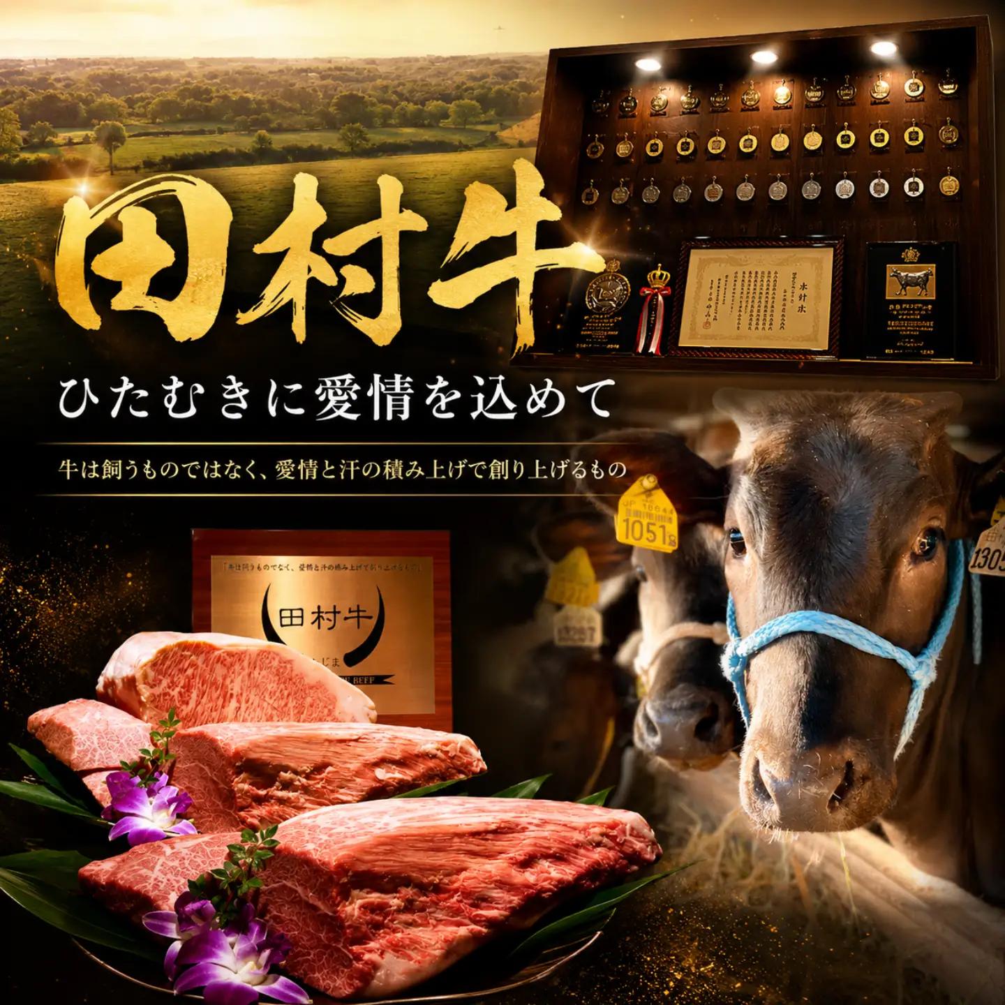 Y119 田村牛 特選ロースすきやき＆ステーキセット