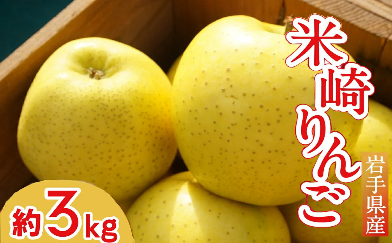【ふるさと納税】先行予約 フレッシュ りんご 「 シナノゴールド 」 約3kg 【 リンゴ 林檎 米崎りんご 果物 フルーツ 旬 期間限定 数量限定 ギフト プレゼント 贈答品 人気 おすすめ お取り寄せ 国産 岩手 陸前高田 清水農園 】 2025年10月頃から順次発送