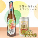 【ふるさと納税】【 15セット限定！クラフト ビール 】フィンガーライム マリン エール & 熊野古道麦酒 （各6本セット） ご当地 果物 海洋深層水 酒 AL-25