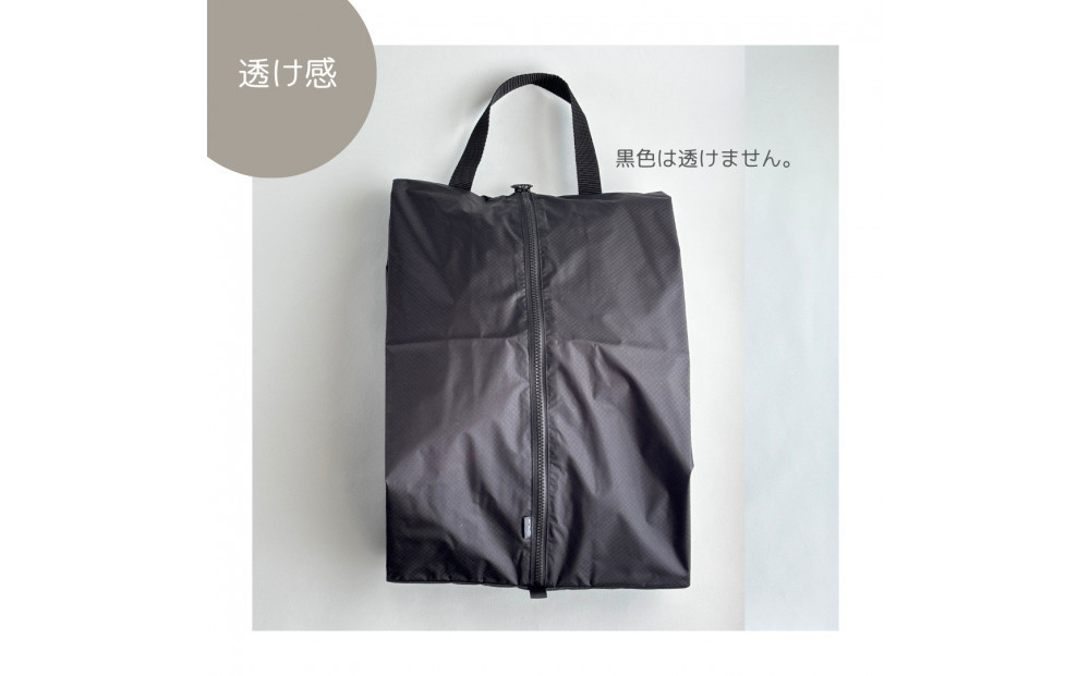 【Lサイズ・黒】軽量ナイロン登山靴ケース　　シューズケース　着替えポーチ　旅行用　アウトドア　ショートブーツ