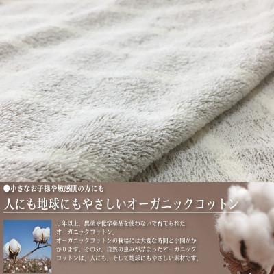ふるさと納税 泉大津市 【訳あり】オーガニックコットン　タオルケットとシーツセット　ベージュ　シングルOH5772SNS12 |  | 02