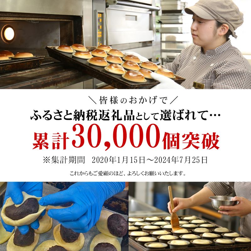 薄皮パンに粒あんがぎっしり！花巻温泉あんぱん 6個セット 【1268】