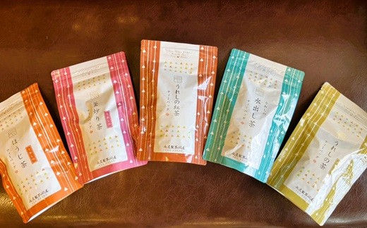 
                  【セット】【永尾製茶問屋】　うれしの茶5種のティーバッグ　飲み比べセット
                