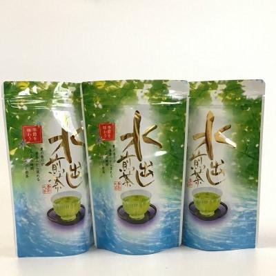 ふるさと納税 袋井市 水出し煎茶(抹茶入り)80g×3袋
