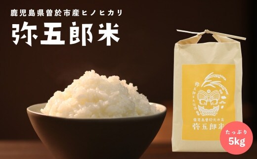 
										
										鹿児島県曽於市産ヒノヒカリ「弥五郎米」(5kg) 国産 鹿児島県産 米【アグリおおすみ】A294-v01
									