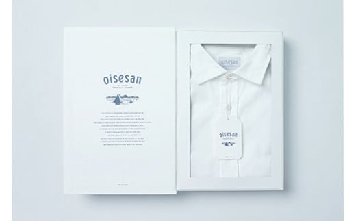 
014 oisesan white shirt 伊勢とこわかやの伊勢木綿シャツ
