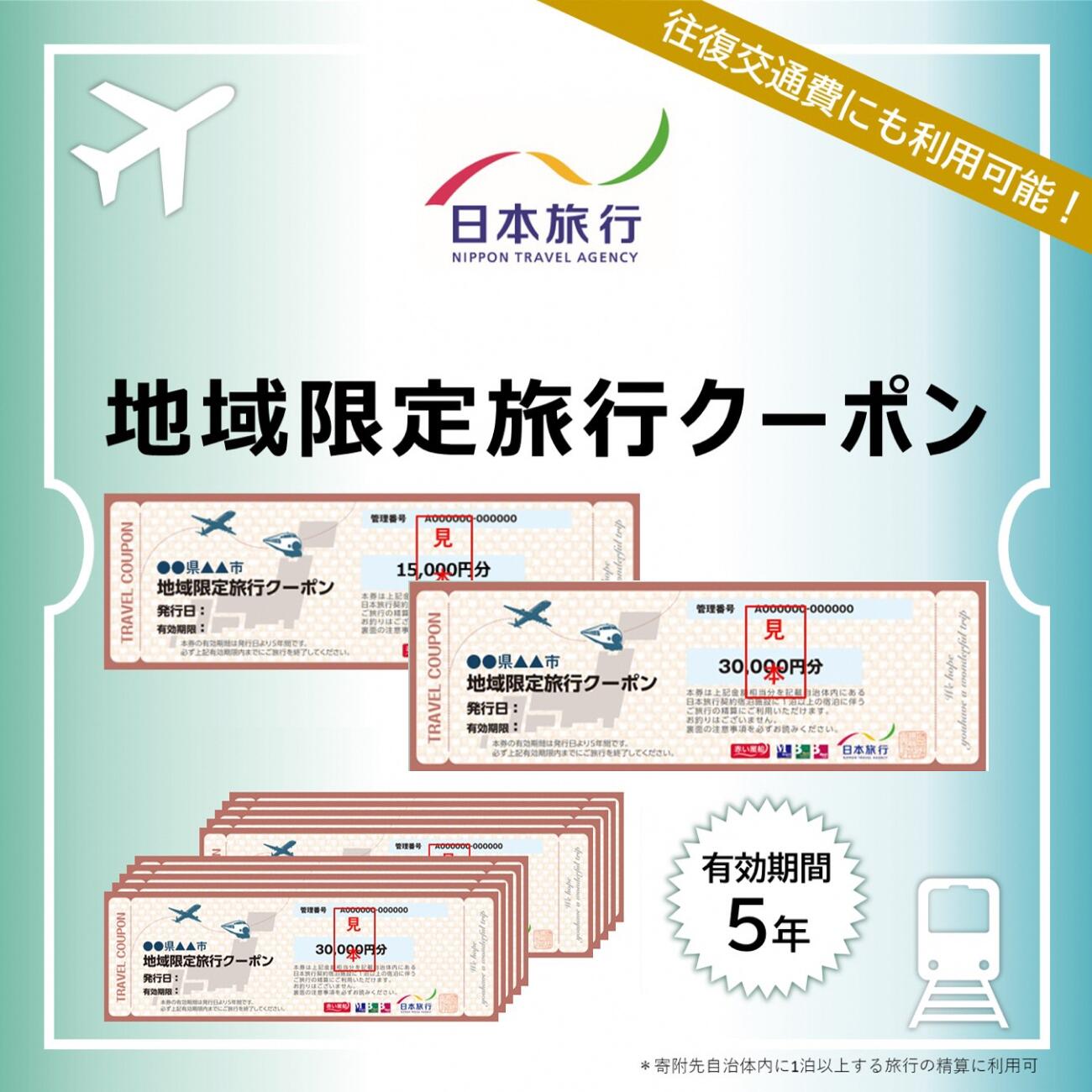 【ふるさと納税】【日本旅行】地域限定旅行クーポン 発行日より5年間OK 宿泊費 交通費 観光 体験【レジャー】