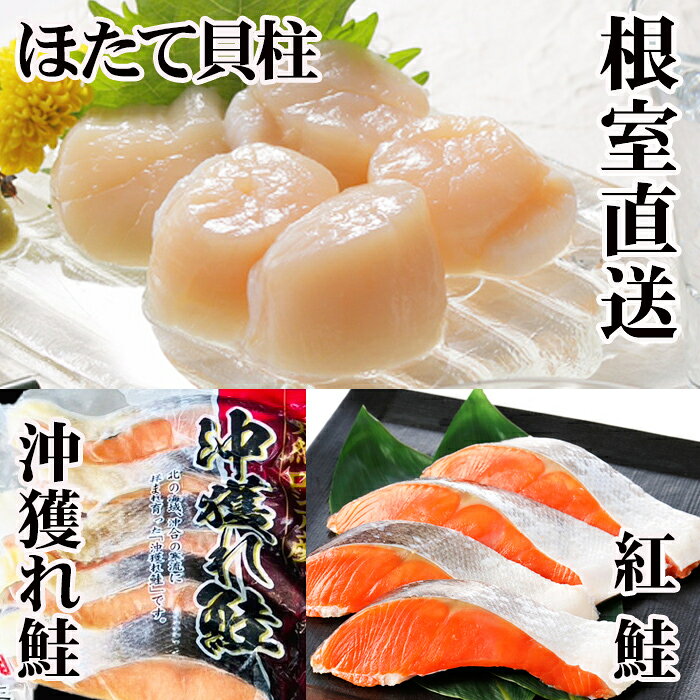 【ふるさと納税】 ほたて貝柱200g×1P、甘塩紅鮭5切×5P、甘塩沖獲れ鮭5切×5P セット ホタテ ほたて 帆立 帆立貝柱 ホタテ貝柱 貝柱 サケ さけ しゃけ シャケ 鮭 紅ざけ 紅ザケ べにざけ ベニザケ グルメ 海鮮 北海道 C-36035
