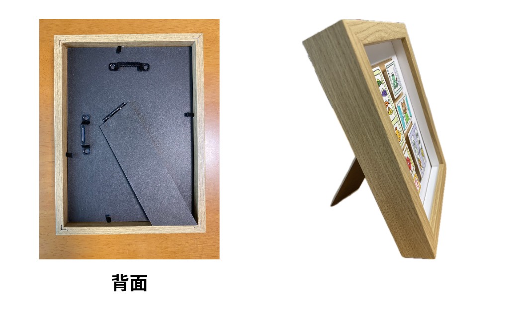 小さな原画をコラージュした作品です。