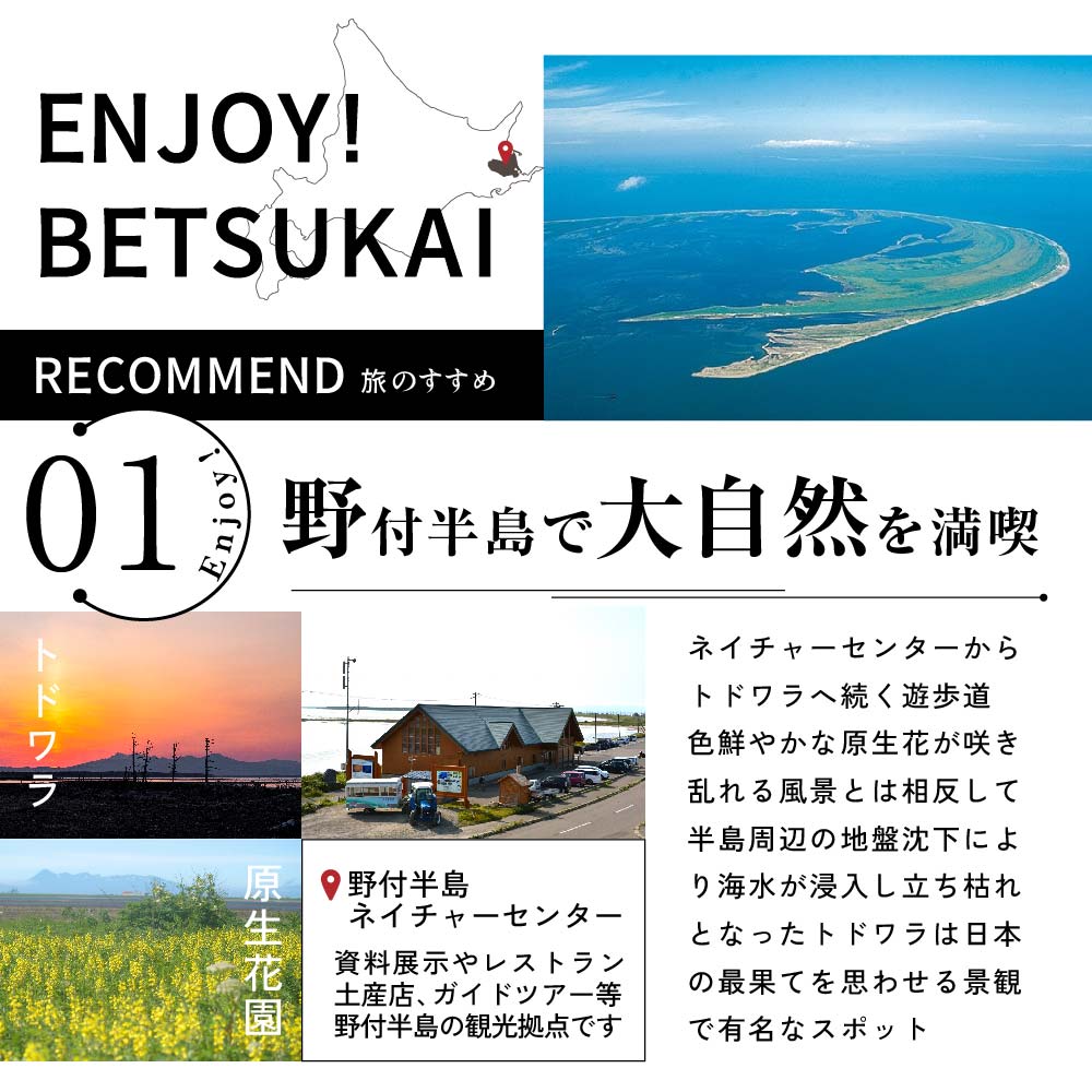 ひがし北海道 別海町の旅（羽田発着 ANA往復 航空券 + 別海町 宿泊 1泊 北海道 旅行 旅行券 ホテル 旅館 宿泊券 ）