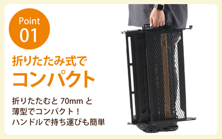 NATURE TONES リトルワークスタンド クラシック [I-024040_FM] / ネイチャートーンズ IGTテーブル 耐熱 薄型 シンプル ハンドル アウトドア キャンプ 机 台 レジャー 
