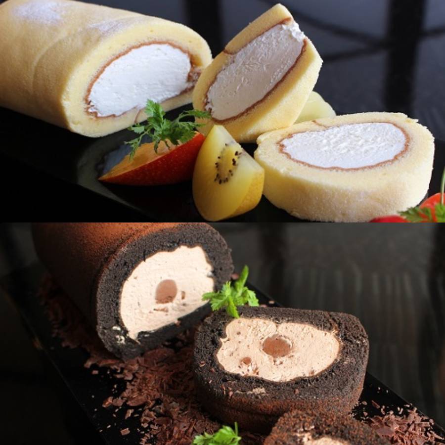 ＜ローストビーフの店鎌倉山＞純生ロールケーキ・生チョコロールケーキ RC-40