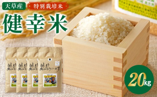 S067-027_【令和8年産】特別栽培米　健幸米20kg（5kg×4袋）