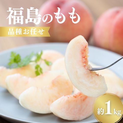 【ふるさと納税】No.3017 福島のもも 品種お任せ 約1kg