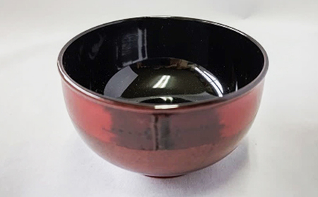 新潟特産竹塗　お椀　Φ12cm 黒塗り