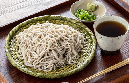 【業務用 山芋干しそば】信州山芋そば15人前《乾麺 3人前（そば120g×3・つゆ25g×3）》× 5袋  | 厳選 そばの実 自社製紛 山芋 香り こだわり 蕎麦 そば 信州そば 各務製粉 干しそば 乾麺 15人前 長野県 塩尻市 