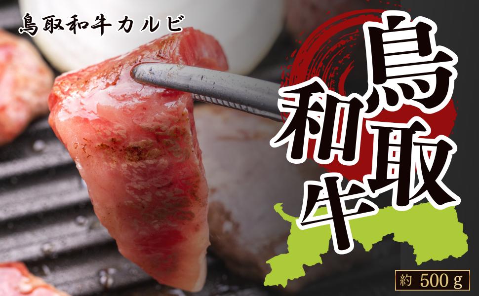 
            鳥取和牛カルビ 焼肉 約500g
          