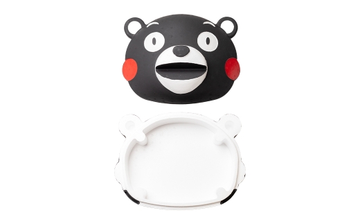 塩トマトくまモンの顔型保冷箱つき（黒）S〜M玉10個約1kg