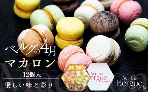 
                  【ベルグの4月】マカロン12個入
                