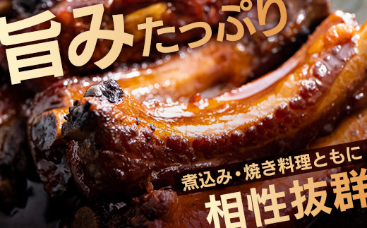 花の木農場 鹿児島県産 豚スペアリブ 約1kg（500g×2パック）HK-17｜ 豚肉 精肉 冷凍 国産 お肉 スペアリブ BBQ 煮込み 農福連携 鹿児島県 南大隅町 第2花の木ファーム