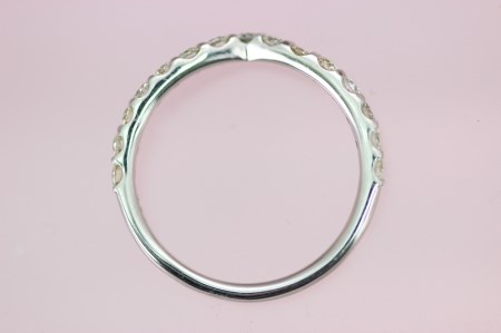 Pt900 Vライン 0.5ctダイヤモンド リング【XO-3537】