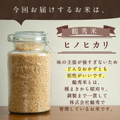 ふるさと納税 出水市 鶴秀米(品種:ヒノヒカリ)【玄米】5kg×2袋_I224 |  | 01