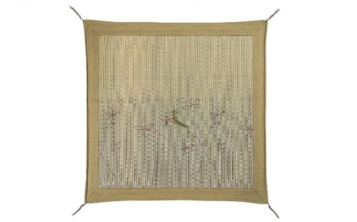 夏用いぐさ座布団 野の花65×65cm い草 [№5616-0641]