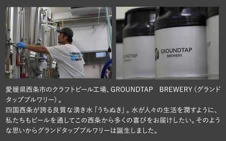 【水の都よりお届け！】 GROUNDTAP BREWERY クラフトビール８缶セット　グランドタップ クラフトビール ビール