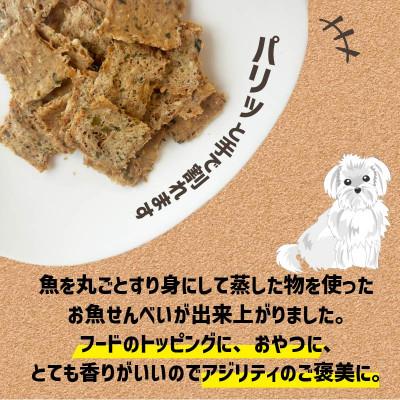 ふるさと納税 精華町 【ペット用】BariShBariShオートミールのお魚せんべい (鯵、カマス、鰯) (20g×4袋) |  | 01