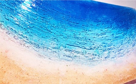 【飾れる海】壁掛けパネル「ムーンビーチ」＜Studio KAI＞[CDH002]