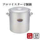 【ふるさと納税】【ガス火用】プロマイスター寸胴鍋24cm　 キッチン用品 調理器具 使いやすい 確かな品質 アルマイト加工 腐食防止 黒変化防止 握りやすい持ち手