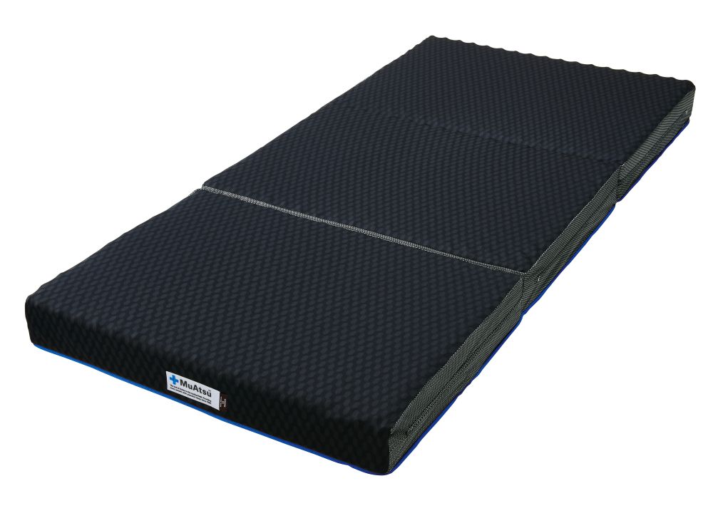 30年 ムアツ マットレス XX コンフォート セミダブル 三つ折り 折りたたみ マットレス 約 10cm  極厚 12cm 敷布団 敷き布団 寝具 シーツ 専用シーツ付 綿 ピンク 市川三郷町 限定