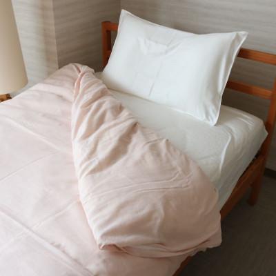 ふるさと納税 都留市 一重ガーゼやさしい和晒掛けふとんカバー ダブルサイズ ピンク 1枚 |  | 01