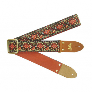 【ギターストラップ】Elara Straps Peacock Queue Majolica OR　ギター　ベース　アコースティックギター　アコギ　エレキギター　エレキ　ギターストラップ　ベースストラップ　エララストラップ