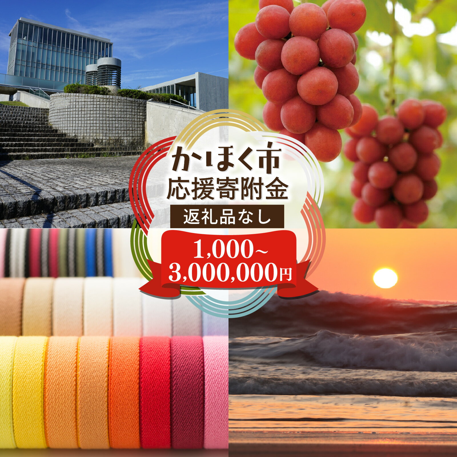 【ふるさと納税】【返礼品なし】石川県 かほく市 応援寄附金 1,000円 ～ 3,000,000円分 ｜ 石川県 かほく市 寄附 応援 応援寄附 支援 子育て 教育 環境 文化 スポーツ振興 災害支援 復興支援 純粋寄附