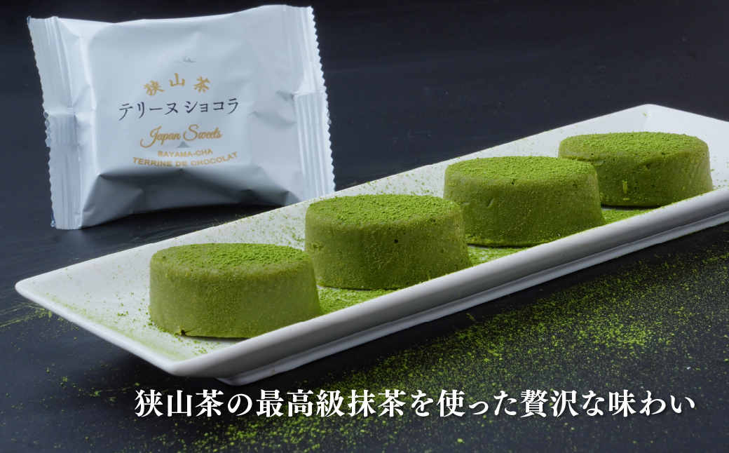 狭山茶テリーヌショコラ 12個入り エミール | 洋菓子 お菓子 ギフト 贈答 贈り物 プレゼント 個包装 小分け スイーツ おやつ 抹茶 狭山茶 ショコラ チョコ チョコレート おすすめ emile