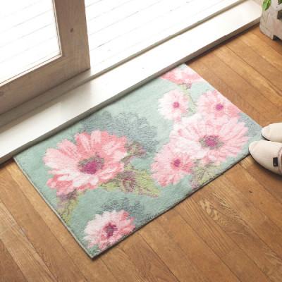 ふるさと納税 海南市 玄関マット　室内　50×80cm　ウィルトン織り　日本製　洗える　風水　フランシール